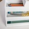 Martha Stewart Enzo 6 Piece Wooden Desk Drawer Organizer Set in White LY-68986-6-WH-MS - alternate 9